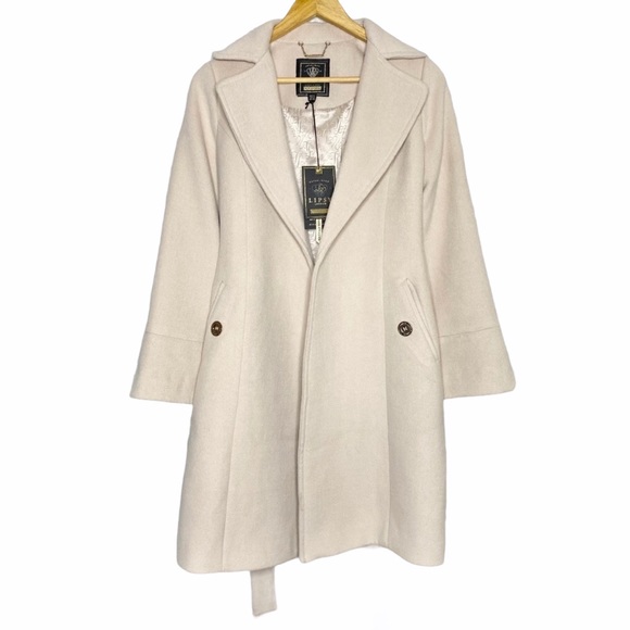 Lipsy Jackets & Coats Lipsy London Faux Wool Trench Coat Nwt Poshmark